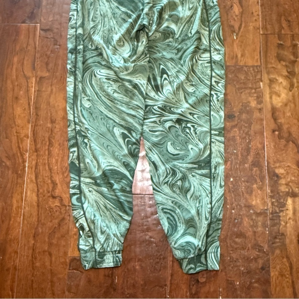 ATHLETA Brooklyn Jogger Size 0 Sumi Marble Green Lightweight Athletic Pants - Picture 9 of 10